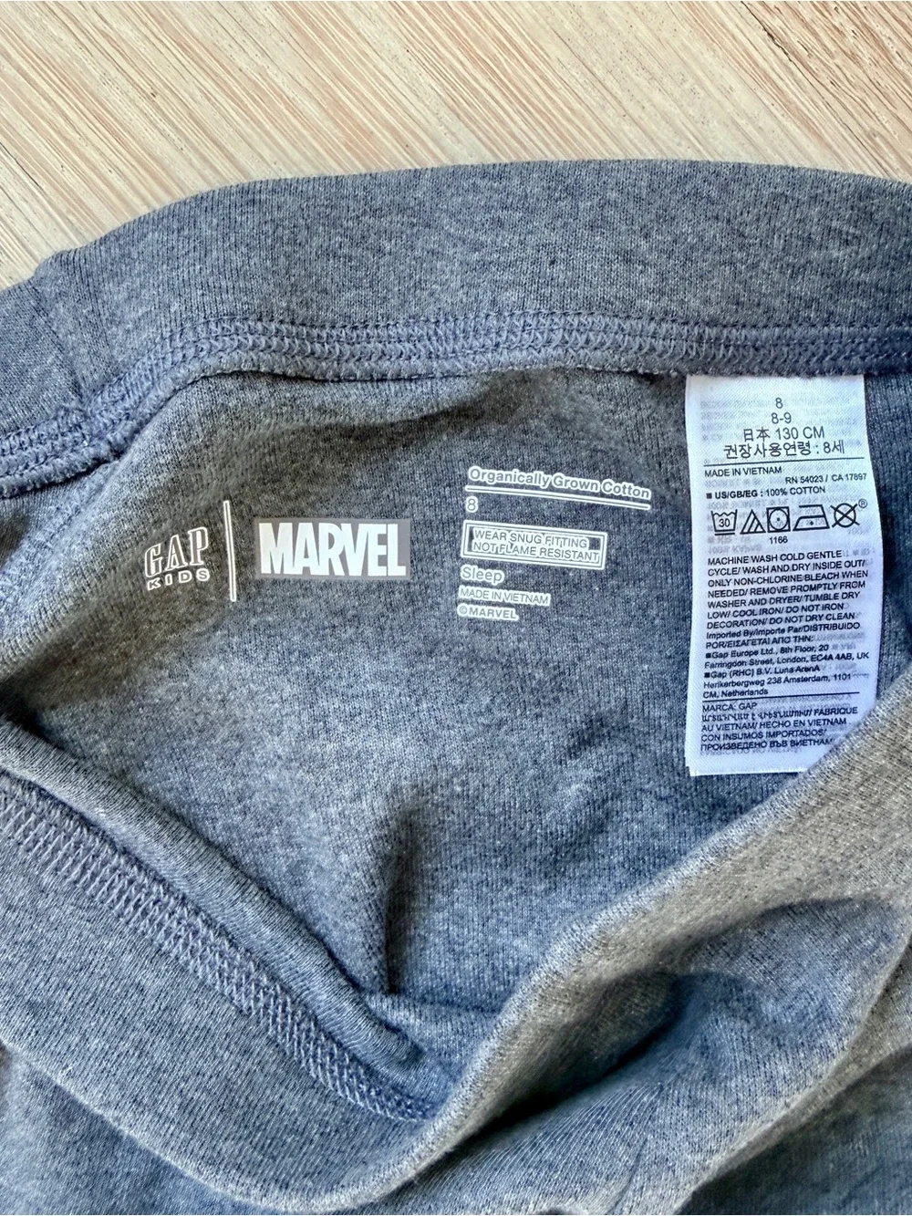 Gap Marvel Hulk Long Sleeve Organic Cotton Pajama Set - Size 8 - NWT